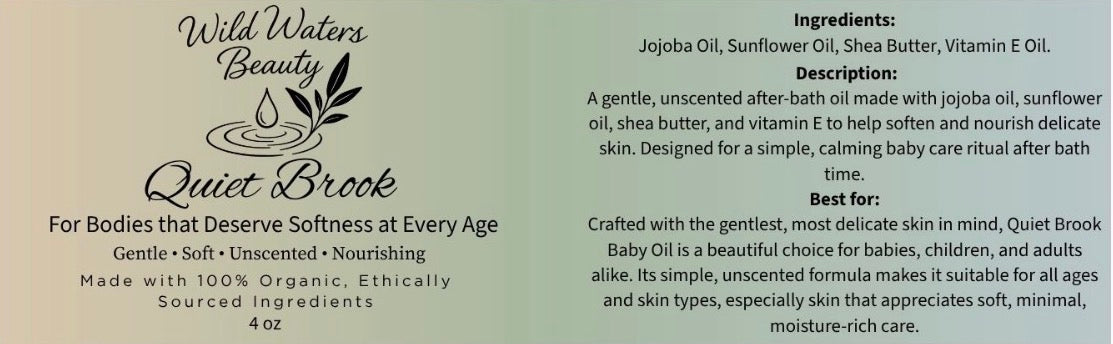 Quiet Brook After Bath Body Oil