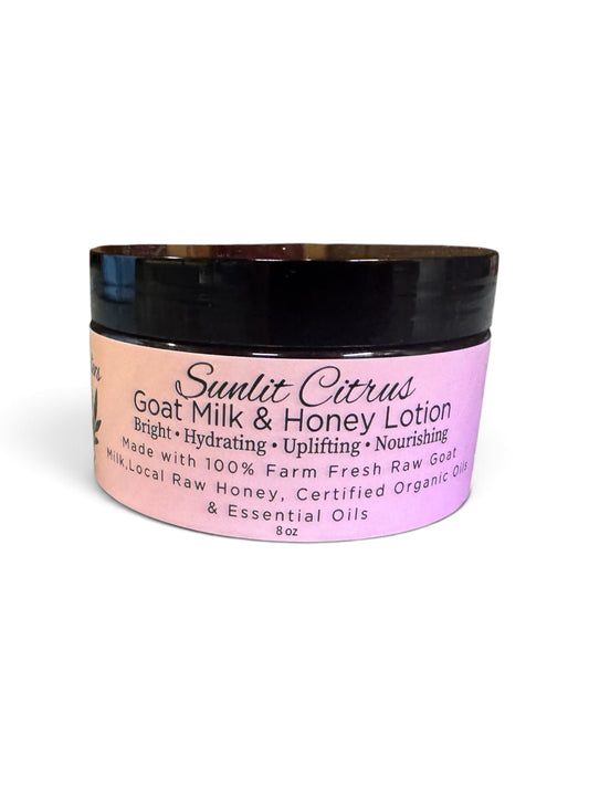 Sunlit Citrus Goat Milk & Honey Lotion